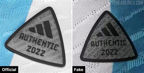 real and fake adidas logo|adidas authentic badge.